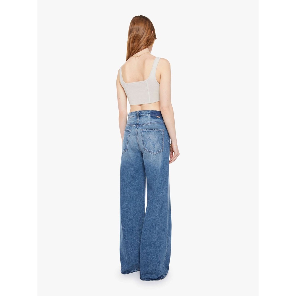 NWT MOTHER The Ditcher Roller High-Rise Wide-Leg Jeans $288 - Size 27 - Picture 6 of 15